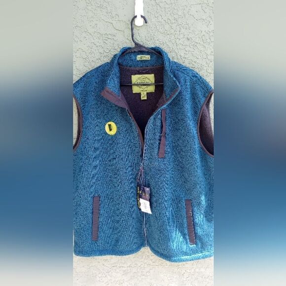 NWT ST. JOHN'S BAY Terra-Tek Lyons Blue/Teal Windproof/Water Resistant Vest XXL - Picture 5 of 12